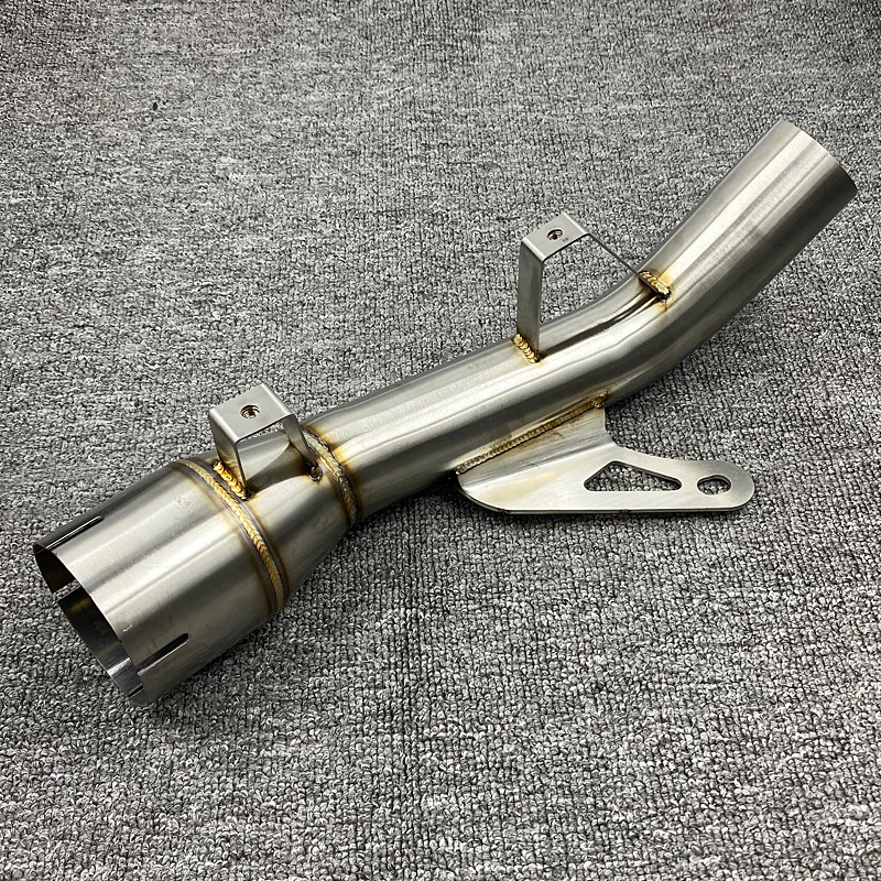 2020 Slip On For Kawasaki Z900 2017 18 19 Modified Exhaust Muffler Escape Middle Link Pipe Delete Eliminator Enhanced Z900 Z 90011