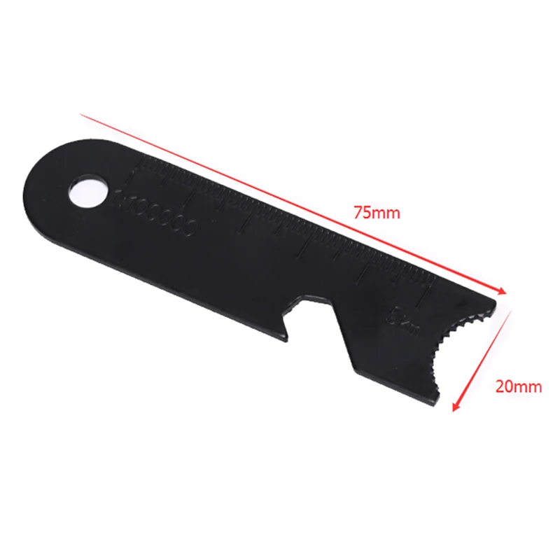 Outdoor Flint 2 Flint Scrapers Black Multi-function Scraper for Flint Opener Scraper