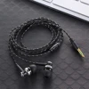1Pc 3.5mm High Quality Wired Earphone Stereo In-Ear Nylon Weave Cable Earphone Headset With Mic For Laptop Smartphone Gifts 2