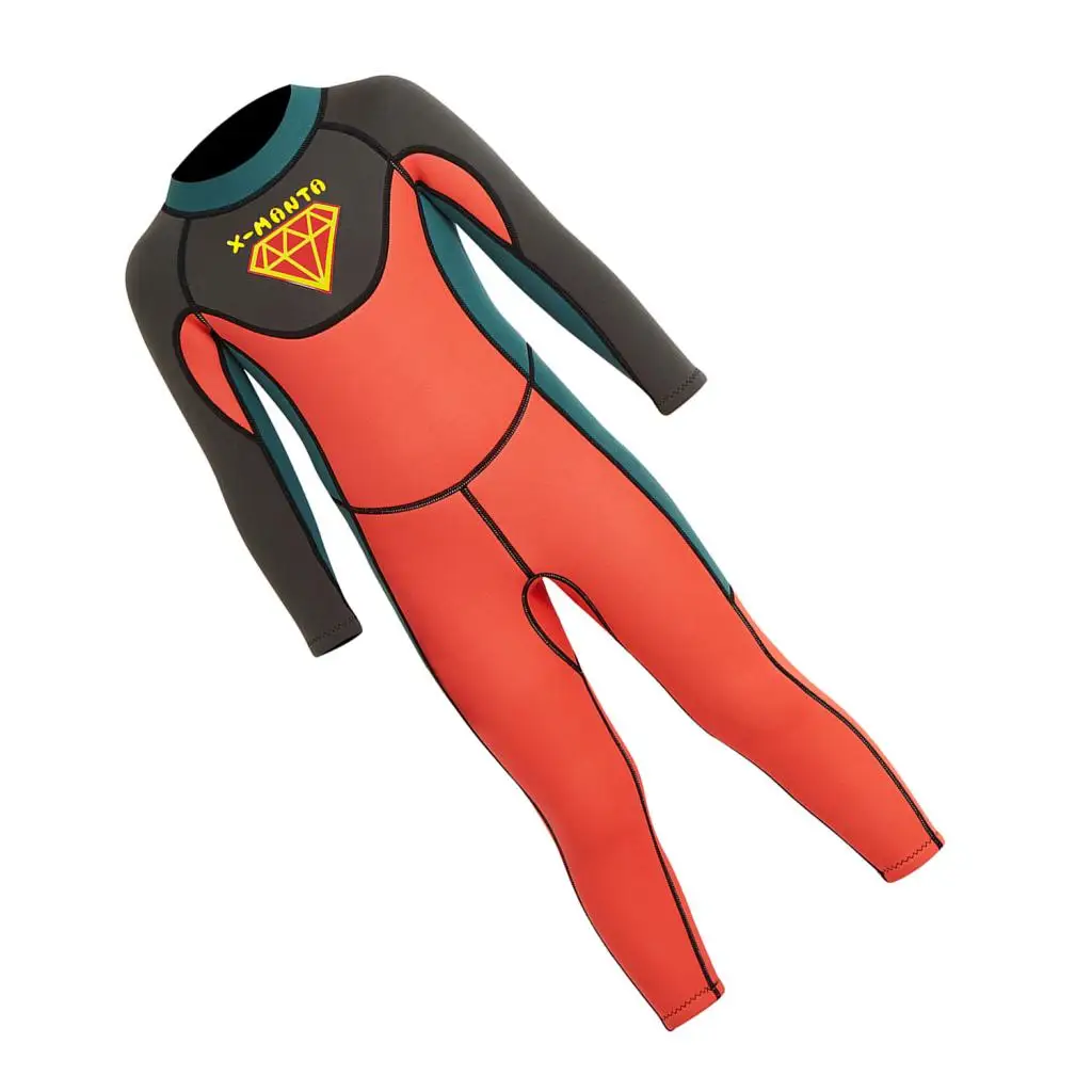 Kids Wetsuit Youth Full Diving Suit Thermal Swimsuit 2.5 mm Neoprene Suit Boys and Girls - Select Sizes S/M/L/XXS/XS