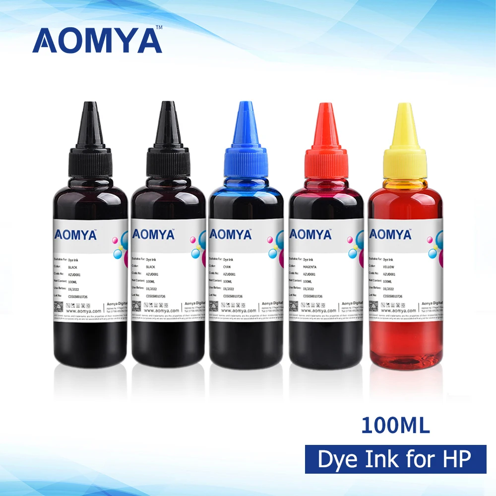 Многоразовый картридж для принтера Aomya 5 цветов 100 мл совместимый с HP 178 364 564 862 |