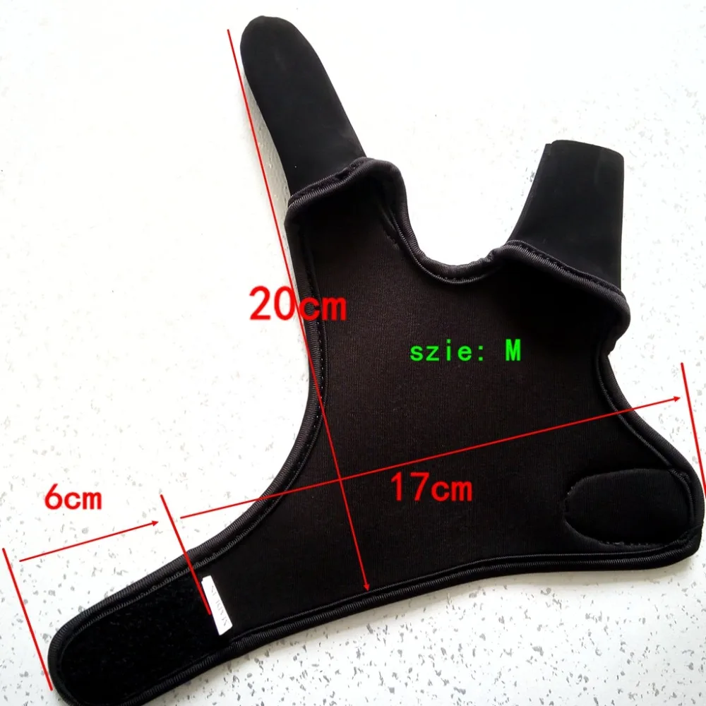 Fishing Gloves Fingerless Gloves 2 Durable waterproof half protector Anti-Slip Anti-cut Three finger rod wear HANGUO