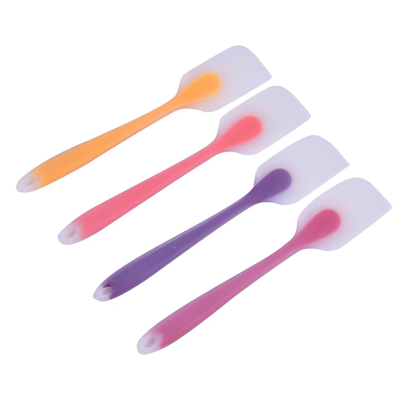 

Silicone Scraper Spatula Mixing Pastry Tool Heat-Resistant Non-stick Rubber Kitchen Baking Gadget Stainless Steel Core