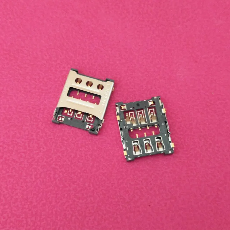 Микро нано сим флип 6PIN гнездо карты ребенка Смарт часы разъем лоток держатель для