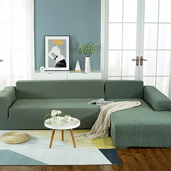 

Solid color Polar fleece Elastic Sofa Cover for Living Room Furniture Couch Slipcover Chaise Longue Stretch Cover 1/2/3/4 Seater