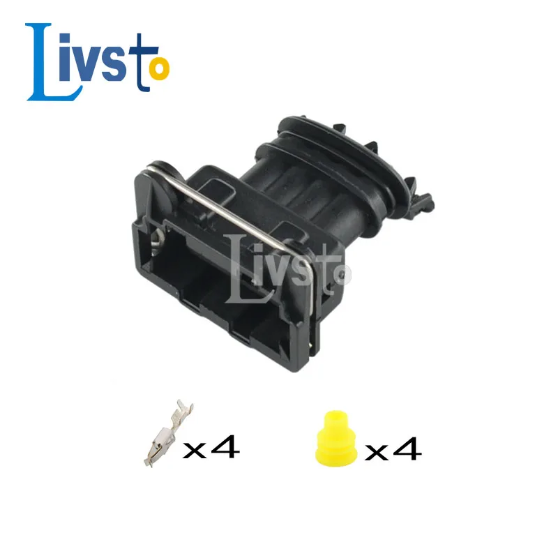 1 Set 4 Pin Junior Power Timer Presa Spina Sensore O2 Bobina Di Accensione Connettore Automobilistico Per Ossigeno Dj7042Y-3.5-21 282192-1