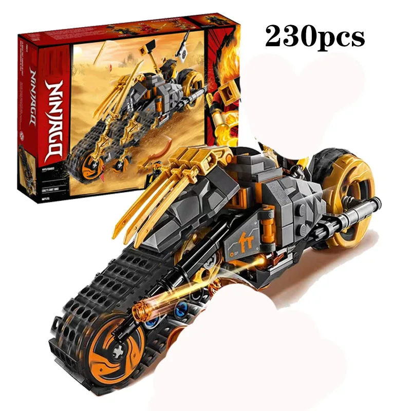 Новые кирпичи серии ниндзя Cole's Dirt Bike совместимые с Lepining ninjagoo 70672 строительные