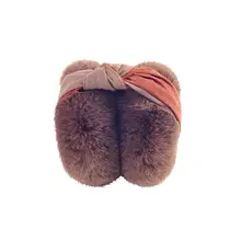 Зимние женские наушники, складные теплые наушники для детей и взрослых, искусственные волосы, анти-Фриз, складные наушники, повязка на голову, наушники