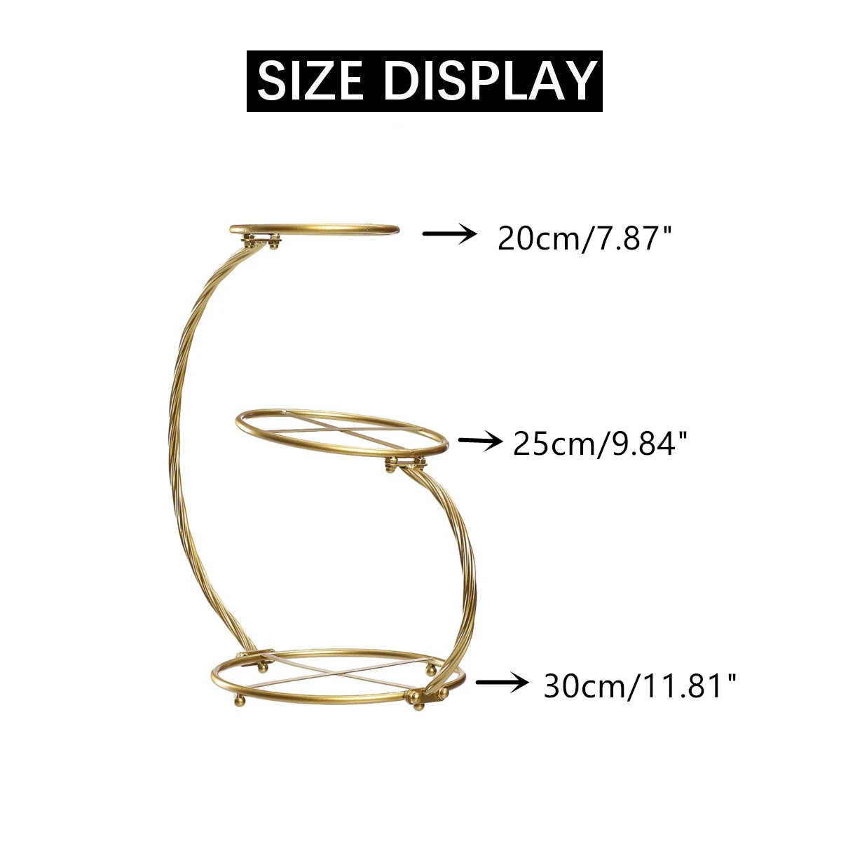

Hot Metal 3 Tiers Cake Stand Storage Rack Party Dessert Cupcake Display Holder Tower Kitchen Cake Tools Bakeware Wedding Decorat