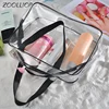 Travel PVC Cosmetic Bags Women Transparent Clear Zipper Makeup Bags Organizer Bath Wash Make Up Tote Handbags Case ► Photo 2/6