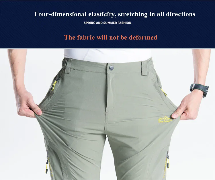 NUONEKO Mens Hiking Pants Tourism Camping Quick-Dry Summer Outdoor Sport Tactical Waterproof Wear-Resistant Cargo Trousers PNT02 NUONEKO Mens Hiking Pants Tourism Camping Quick-Dry Summer Outdoor Sport Tactical Waterproof Wear-Resistant Cargo Trousers PNT02