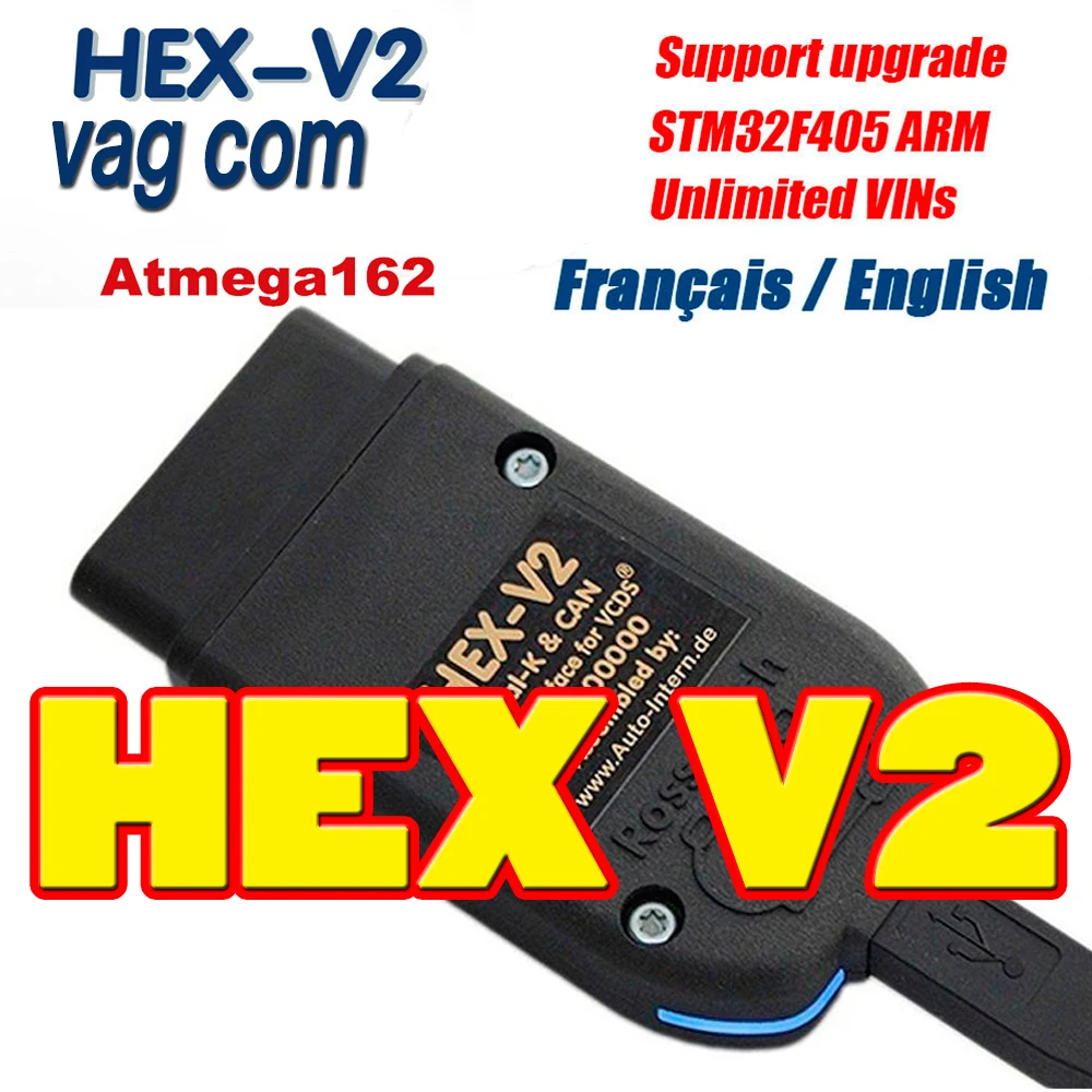 2020 популярный электрический тестер vagcom шестигранный V2 USB Интерфейс для VW AUDI Skoda сиденья VAG 20,4 multi язык ATMEGA162 + 16V8 + FT232RQ|Кабели и коннекторы для диагностики авто| | АлиЭкспресс