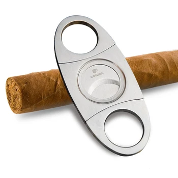 

Double Blades Cutter Cigar Cutter Knife Pocket Classic Cigar Guillotine Stainless Steel Scissors Shears Household Accessories