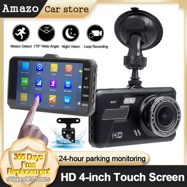 Buy QIWA Full HD Touch Screen Dash Cam For Car With Front