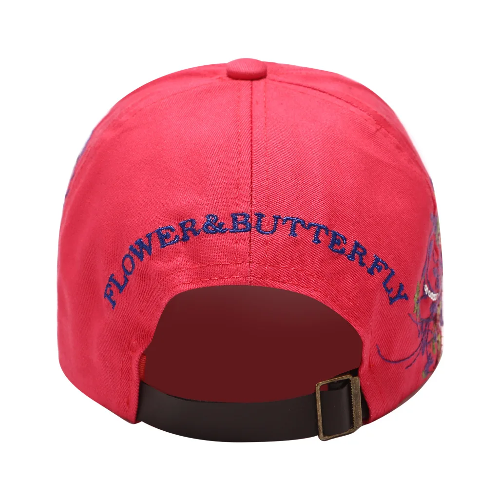 Корейская вышитая бейсбольная кепка с блестками, вышитая бабочкой, Уточки, языка, губ, шапка, женская шляпа от солнца