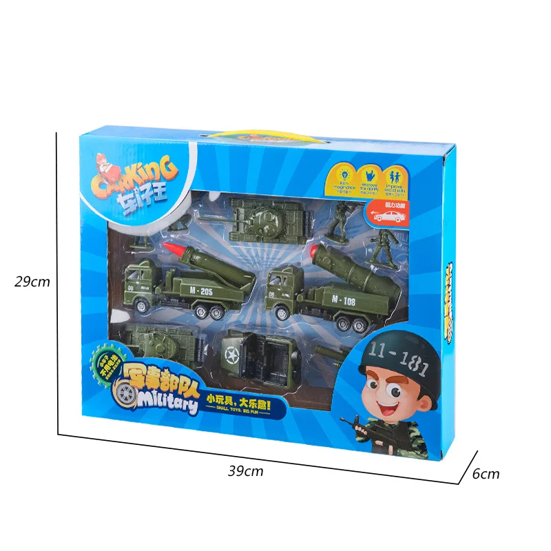 

Trolley King-Children Model Military Toy Car Engineering Vehicle Fire Truck Military Model Gift Box Hot Selling