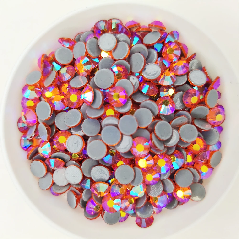 Crystal Glass Hot Fix Rhinestone Strass Hotfix Iron On Rhinestones For Fabric Garment All Size Color AB hot fix rhinestones clear glass rhinestones crystal rhinestones glass rhinestones rhinestone crystals rhinestones beads rhinestone accessories
