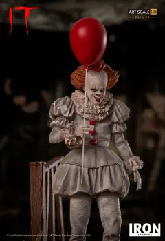 

23cm New Style Deluxe Edition Action Figure Stephen King's It Pennywise Statue Collection Toy Gifts
