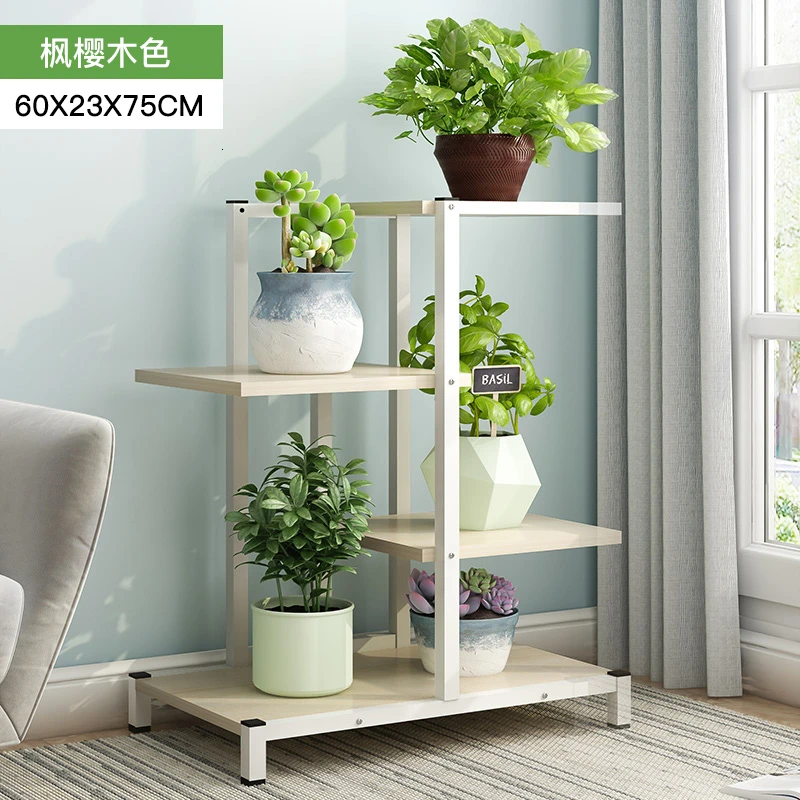 whiteshelf Многоэтажных Крытый балкон в Гостиная железа искусство цветочный горшок полка бытовой - Цвет: whiteshelf