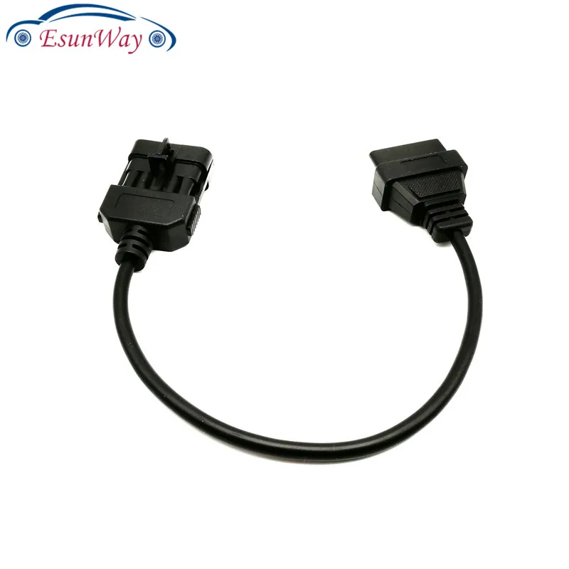Opel 10Pin к OBDII 16Pin кабель диагностический адаптер для OPEL 10 Pin к OBD2 16Pin