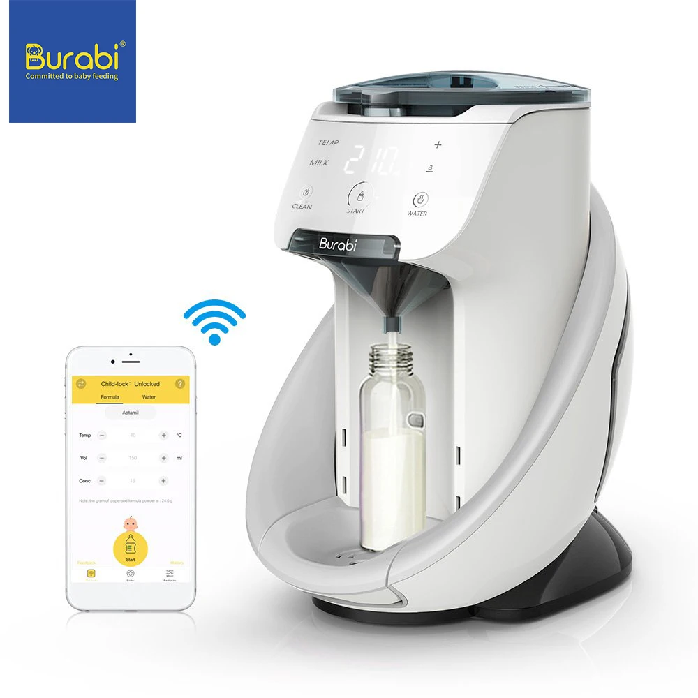 Burabi Baby Formula Dispenser Machine, Smart Wifi App Control Accurate