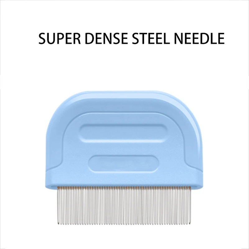 New Stainless steel cat flea comb with plastic handle for pet flea and tick prevention pet cat grooming accessories New Stainless steel cat flea comb with plastic handle for pet flea and tick prevention pet cat grooming accessories