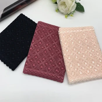 

3y/lot Width 19cm 3 Colors Grid Elastic Stretch Lace trim Skirt Hem Underwear Sewing Craft DIY Apparel Fabric Lace Bjd Lingerie