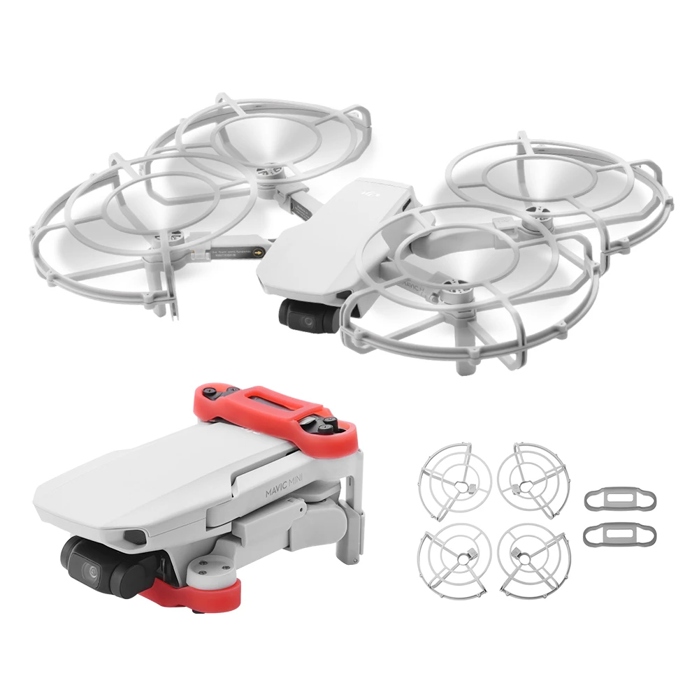 Buy Full Propeller Guard Protective Cage Cover Protector Guard 4726 Props Wing Fan Cover for DJI Mavic Mini Drone Parts Accessories