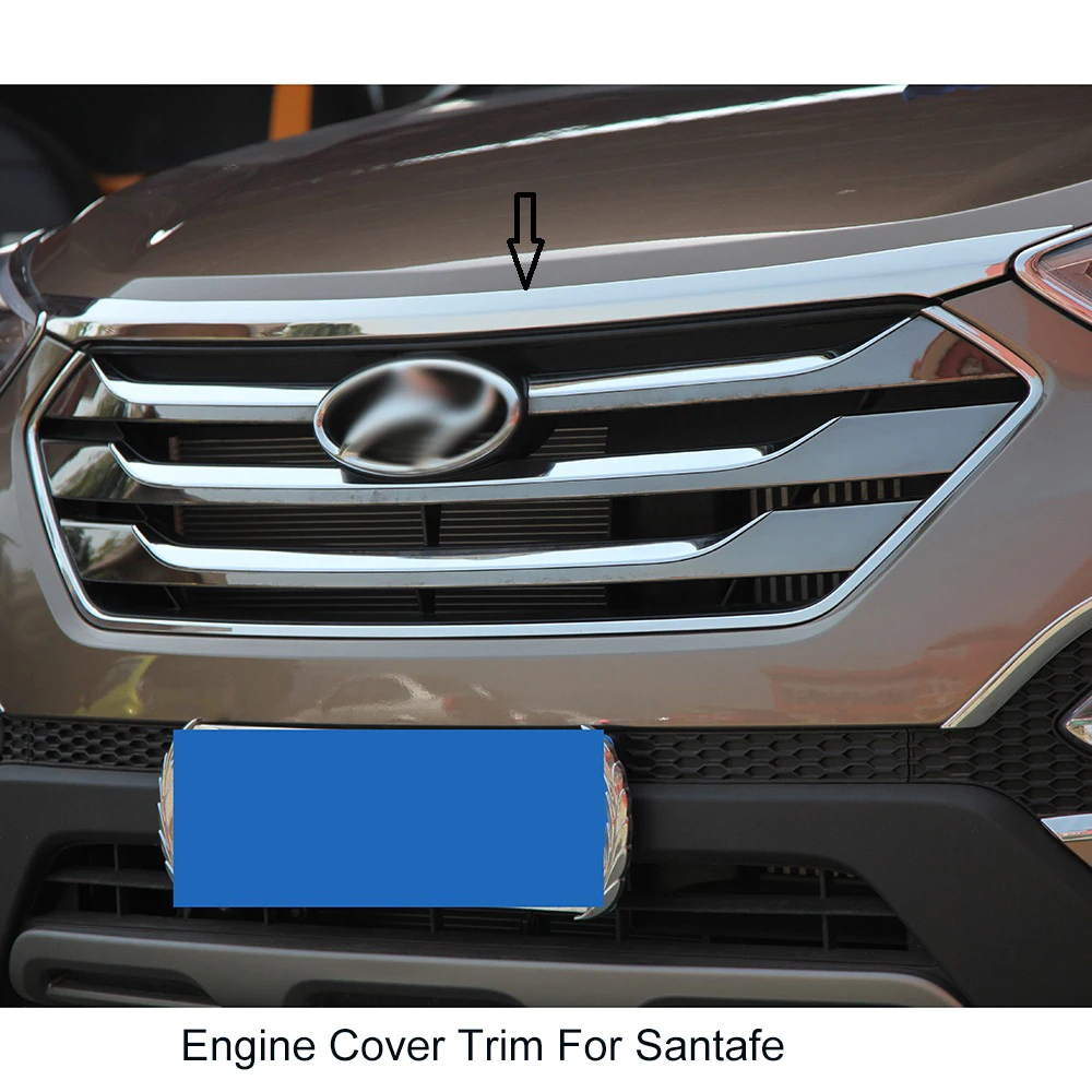 Rear Garnish Chrome Moulding For 07 11 Hyundai Santa Fe 