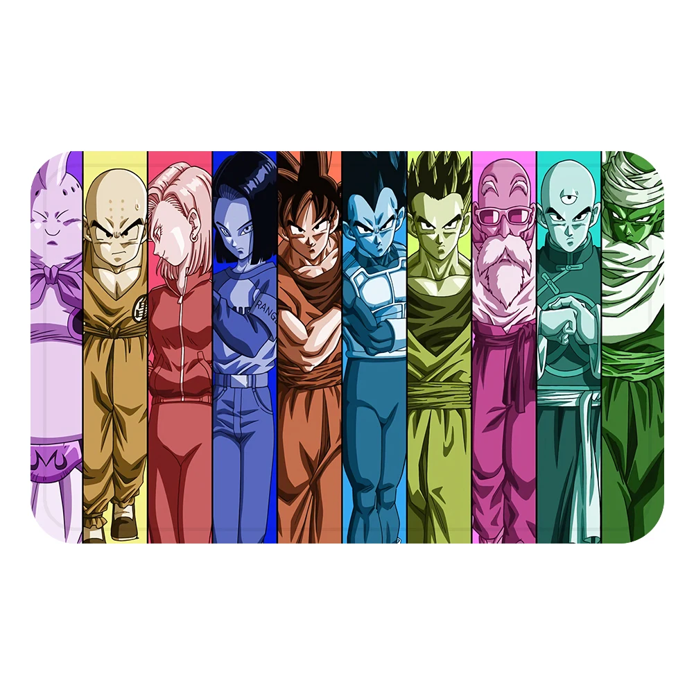 DRAGON BALL Son аниме Гоку коврик для ванной кухня ковер декоративные Противоскользящие коврики комната автомобиль пол бар ковры домашний декор для дверей подарок - Цвет: Сливовый