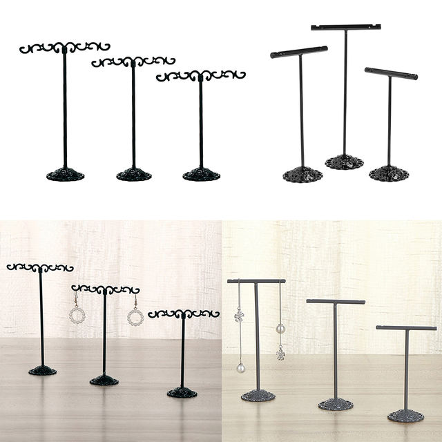 “T“ Bar Earring Display Stand Jewellery Window Earring Show