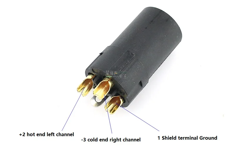 Подлинная YONGSHENG(NEUTRIK) YS136N-BG черная позолоченная пушка XLR трехжильная сбалансированная пушка гнездовая вилка с цветным кольцом