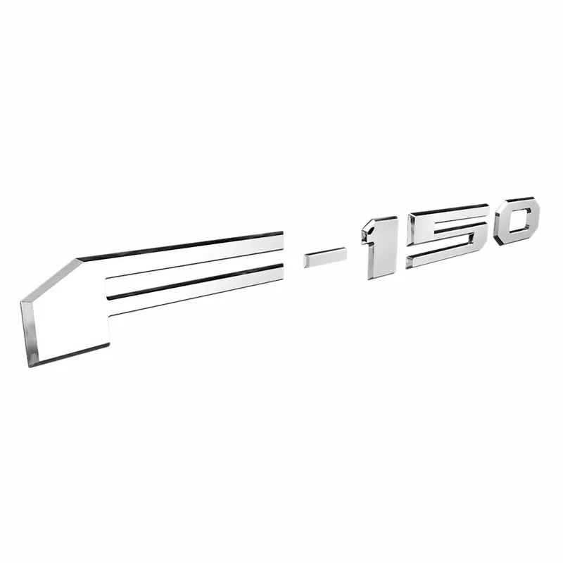 Клей F150 накладные буквы для багажника, 3D эмблема F150, наклейка на заднюю дверь буквы для F150(хром
