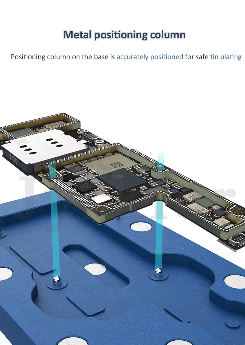 Qianli 3D средний слой BGA платформа для iPhone X/XS/MAX 11/11 Pro/11 Pro Макс посадки олова шаблон пайки сеть
