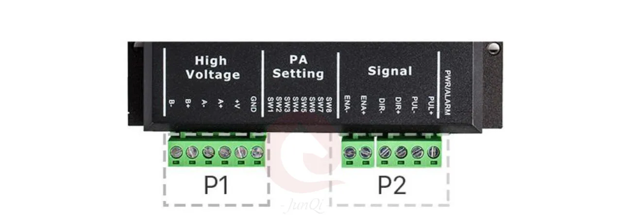 Description Picture 6 of itemLeadshine DM542 CNC Stepper Drive 2ph 1~4.2A 20~50VDC Matching Nema23 34 Stepping motor