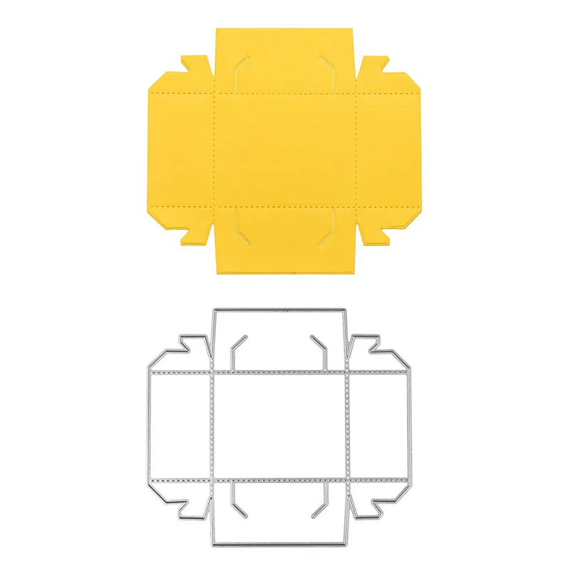 Naifumodo металлическая коробка для вырезания штампов для рукоделия скрапбукинга трафарет для высечки открыток Новинка