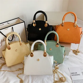 

Bag For Women Brand Original Design Textured Ladies Bag 2020 Popular New Fashion Joker Chain Messenger Bag Handbag
