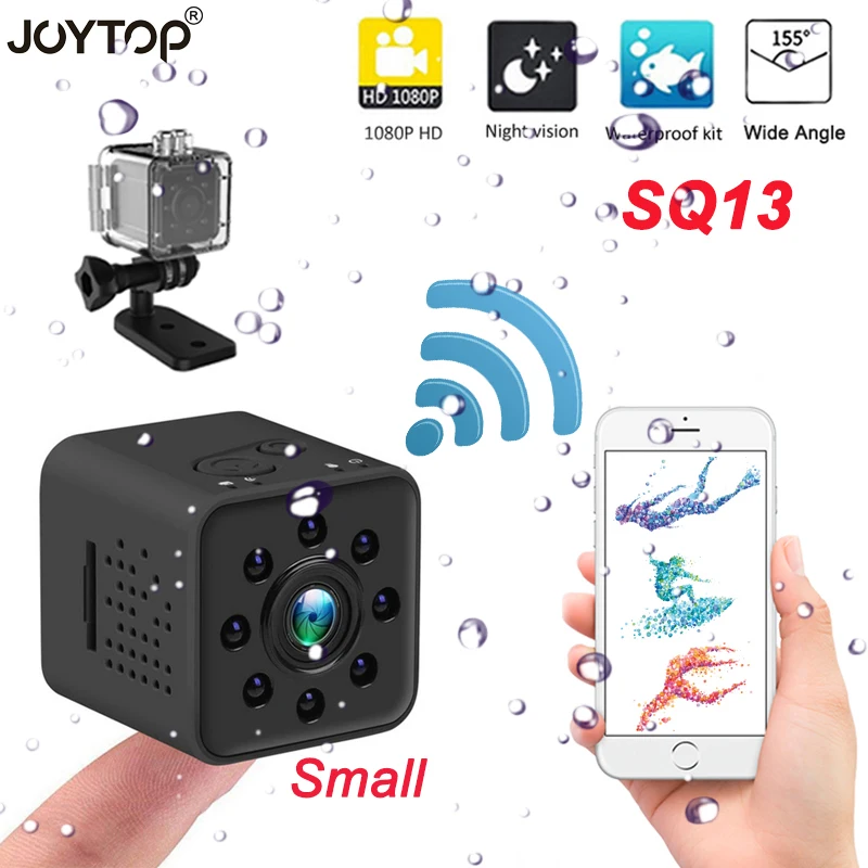 SQ13 HD WIFI Small Mini IP Camera Cam 1080P Video Sensor Night Vision Camcorder Micro Cameras DVR Motion Recorder Waterproof | Электроника