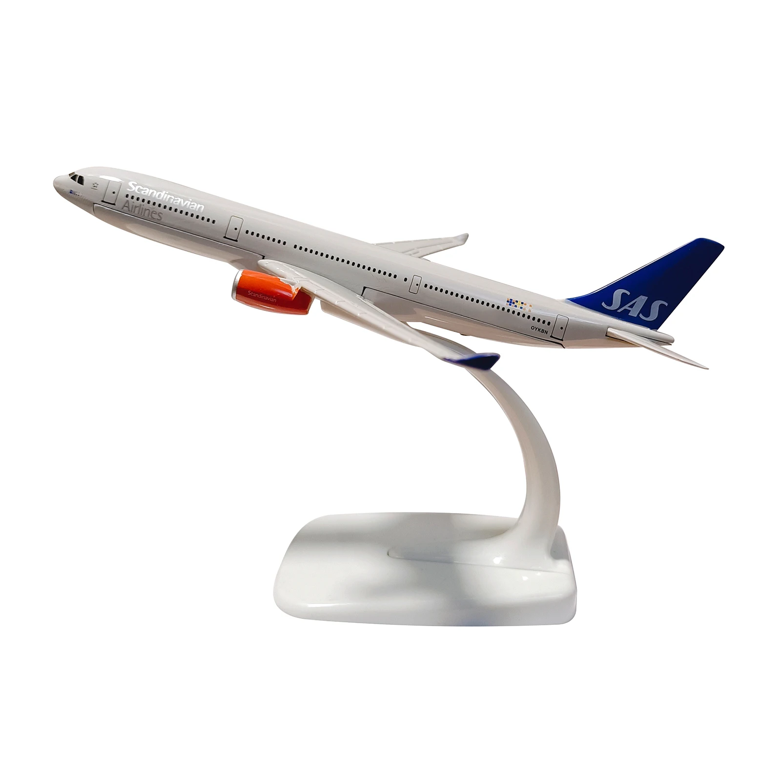 Модель самолета SAS из металлического сплава в скандинавском стиле модель для