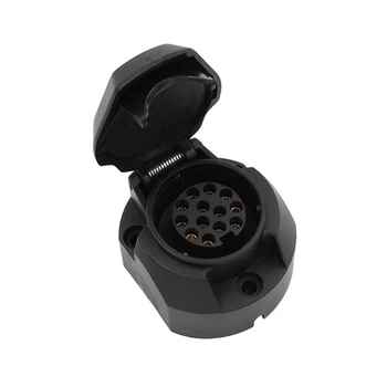 

Waterproof 13 Hole Plug Trailer Adapter Durable Power Cord Socket Connector Wiring Connector (EU Plug)
