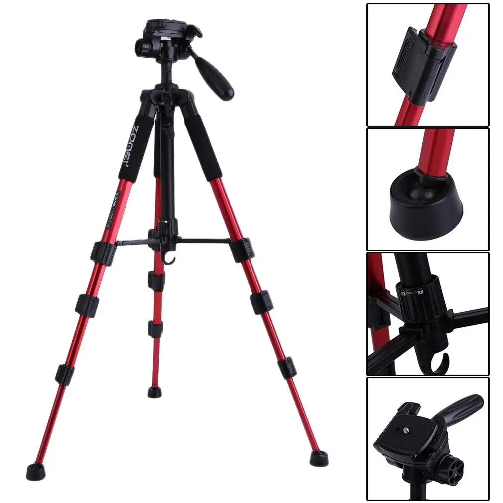 Zomei Professional Aluminium Camera Tripod Portable Travel Tripod Accessories Stand with Pan Head for SLR DSLR Digital Camera
