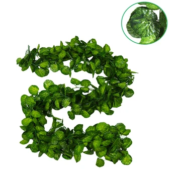 

6PCS Artificial Ivy Trailing Vine Fake Foliage Hanging Leaves Plant Home Wall Hanging Balcony Garden Decor