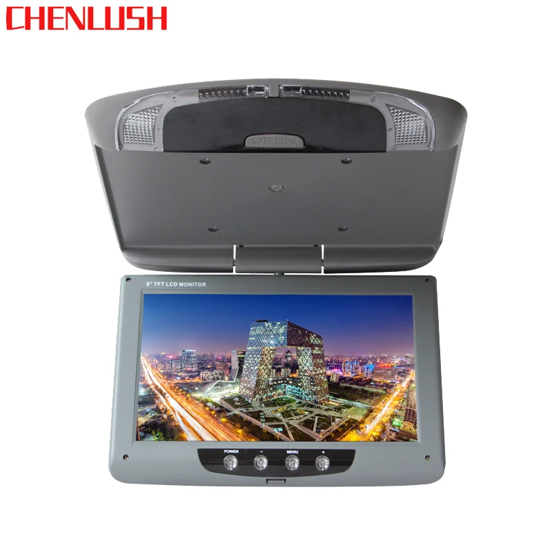 CHENLUSH 11 Inch Car Roof Monitor LCD Flip Down Screen Overhead