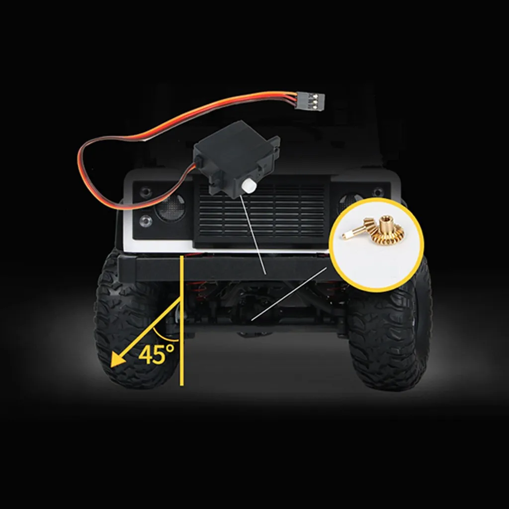 MN-99 2,4G 1/12 4WD RTR военный гусеничный Радиоуправляемый грузовик багги внедорожник D90 автомобиль