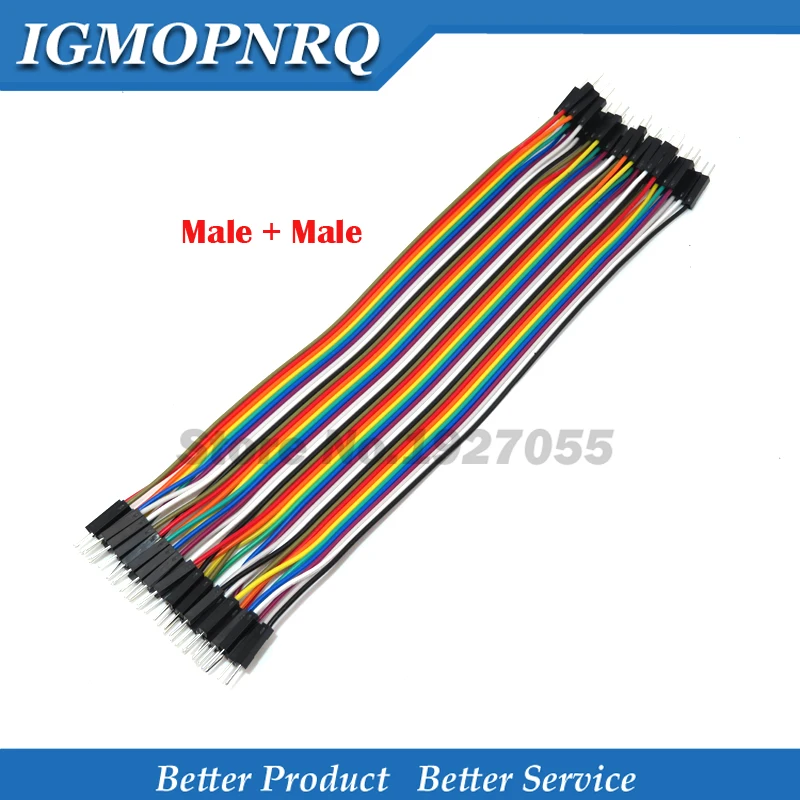 

40PCS Dupont Line 20CM Male to Male Dupont Wire Cable For DIY KIT Color Breadboard Cable Jump Wire