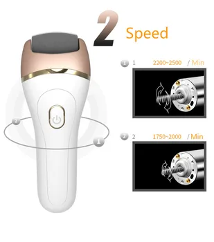 

Washable Electric Foot Grinding Machine Rotary Roller Feet Dead Skin Remover Smooth Pedicure Callus Removal Heel File Cleaner