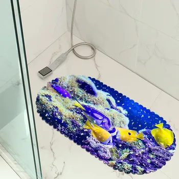 

Environmentally Friendly and Odorless Bathroom Door Mat Non-Slip Mat Bathtub Suction Cup Floor Mat Models Can Be Customized