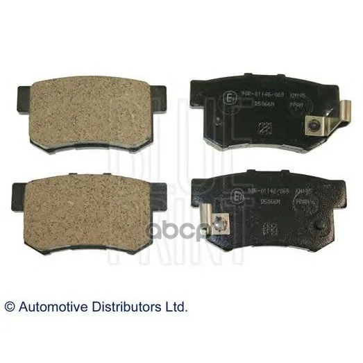 Колодки Тормозные Honda Accord 90-/Civic 97-/Cr-V Ii/Fr-V/Prelude 92-00 Задние Blue Print Adh24247 Blue Print арт. ADH24247