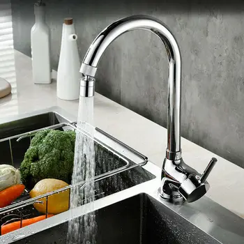 

ABS 360° Swivel Tap Faucet Aerator Adjustable Nozzle Water Saver Diffuser Kit