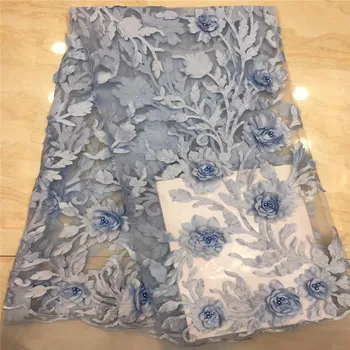 

african lace fabric 2019 high quality lace french mesh fabric beaded stones nigerian swiss lace fabrics for dress